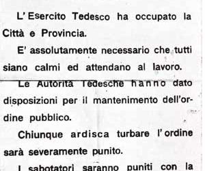 L’8 SETTEMBRE 1943 A REGGIO EMILIA