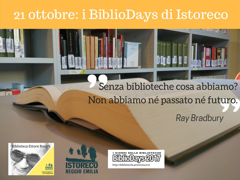 Bibliodays 2017 Istoreco per la cultura