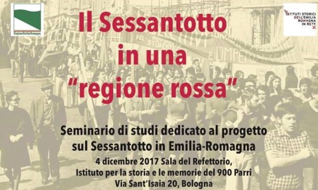 Convegno sul Il Sessantotto in una “regione rossa”