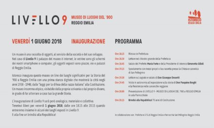 Inaugurazione Livello 9 – Museo di Luoghi del ‘900 a Reggio Emilia