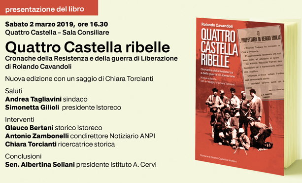 Presentazione del libro “Quattro Castella ribelle. Cronache della Resistenza e della guerra di Liberazione”