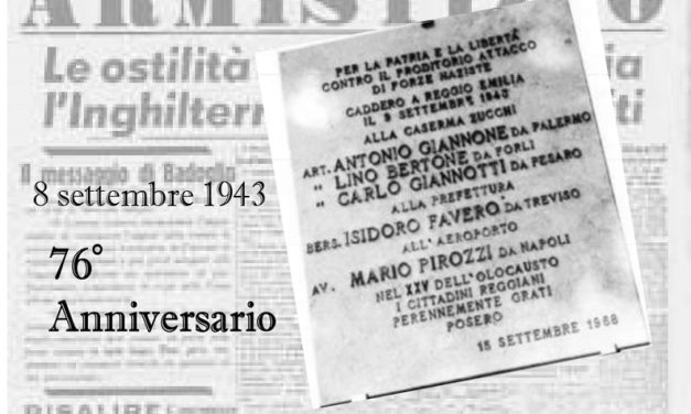 Commemorazione dei Caduti tra l’8 e il 9 settembre 1943