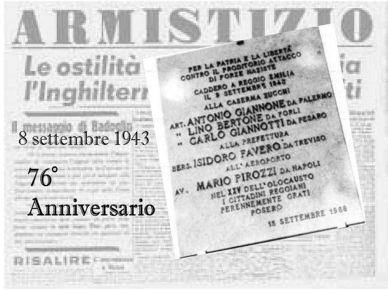 Commemorazione dei Caduti tra l’8 e il 9 settembre 1943