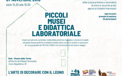 L’arte di decorare il legno – Piccoli musei e didattica laboratoriale