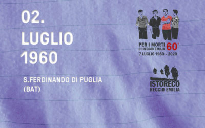 Per i morti di Reggio Emilia – 2 Luglio – S.Ferdinano di Puglia (BAT)