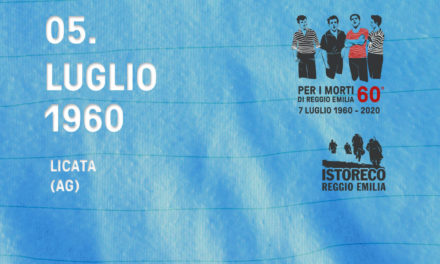 Per i morti di Reggio Emilia – 5 Luglio – Licata (AG)