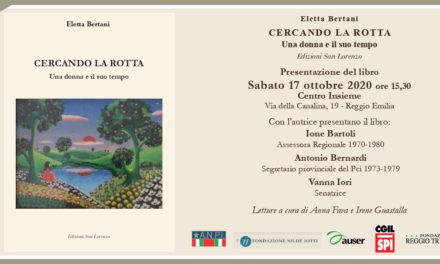 Presentazione del libro “Cercando la rotta” di Eletta Bertani