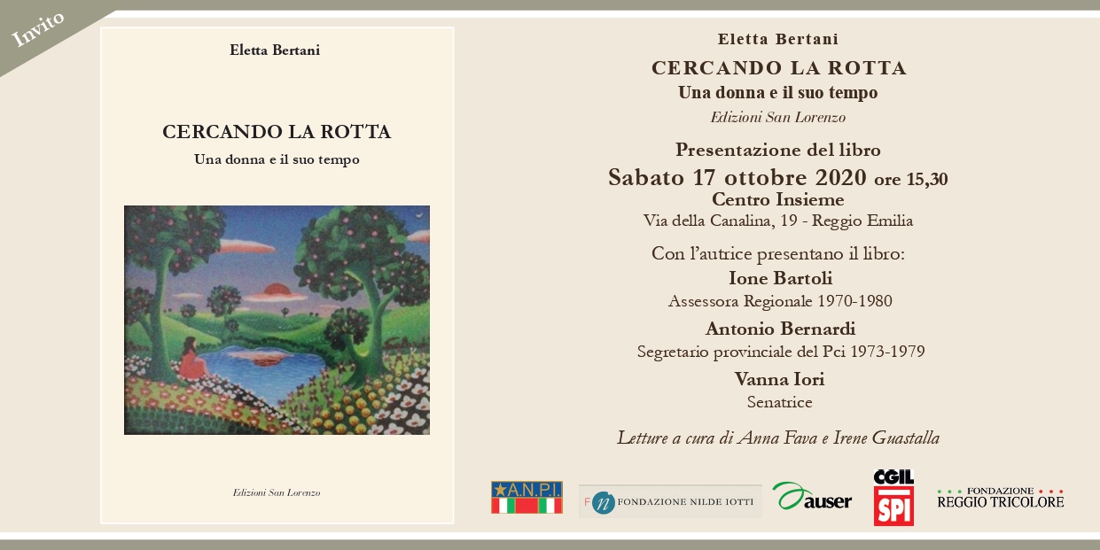 Presentazione del libro “Cercando la rotta” di Eletta Bertani