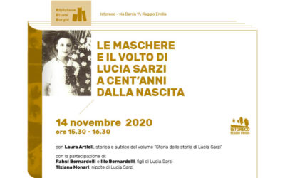 “Le maschere e il volto di Lucia Sarzi a cent’anni dalla nascita” in diretta Facebook