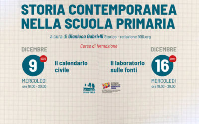 Storia Contemporanea nella Scuola Primaria – Corso di Formazione