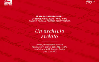 Un archivio svelato: presentazione delle scoperte fatte durante la recente attività di riordino e catalogazione dell’archivio ASP