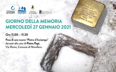 Il 27 gennaio la posa di una nuova pietra d’inciampo a Novellara