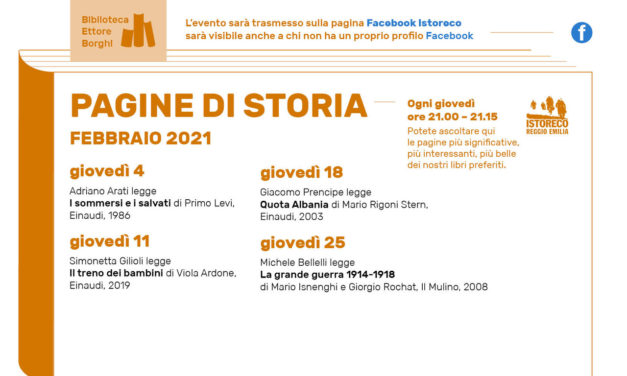 Pagine di Storia: le letture di febbraio 2021