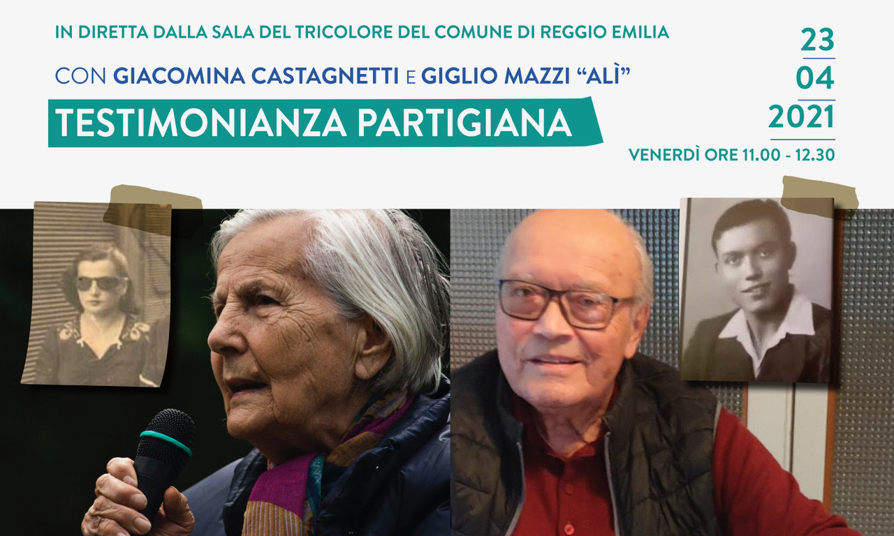 Testimonianza partigiana con Giacomina Castagnetti e Giglio Mazzi