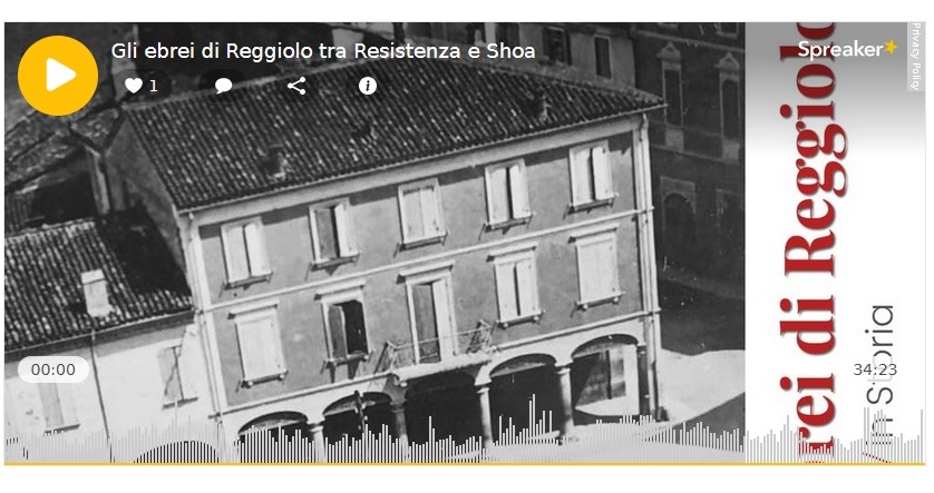 Sauro, Hana e Israel a Reggiolo, il podcast di Vera Paggi