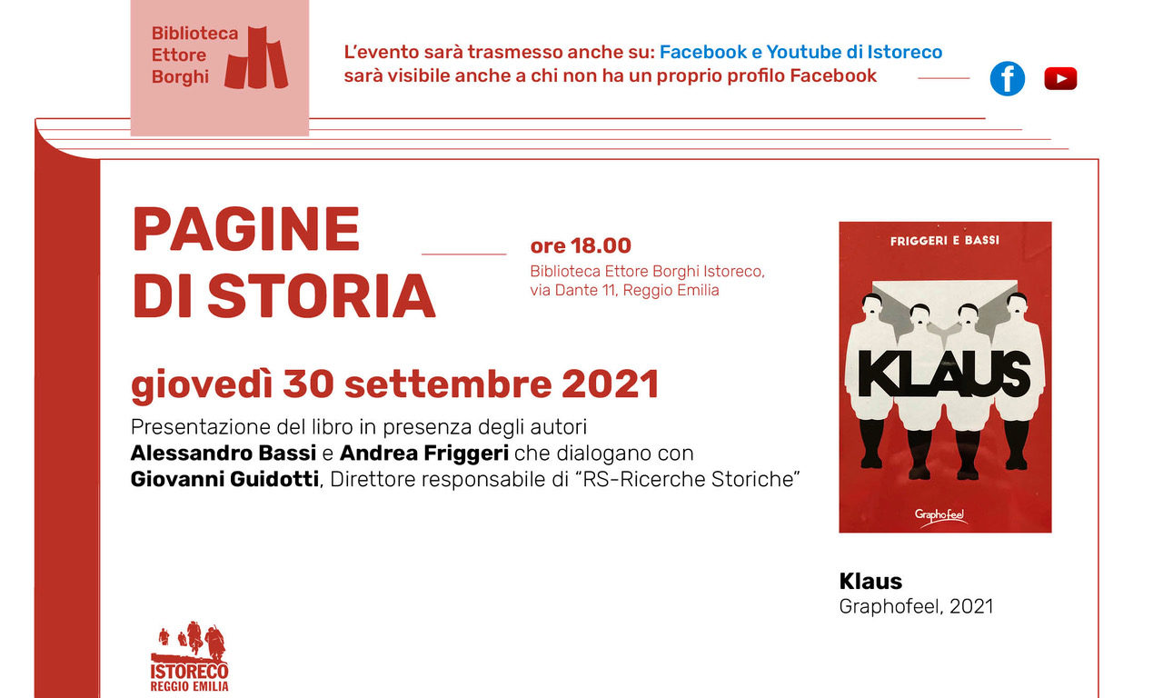 Presentazione del libro KLAUS per Pagine di Storia