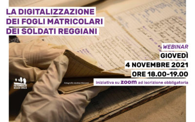 La digitalizzazione dei fogli matricolari dei soldati reggiani