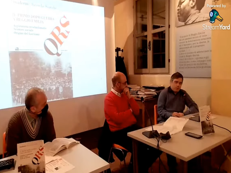 Presentazione del Quaderno “1919-1921 Il primo dopo guerra a Reggio Emilia” – Il resoconto