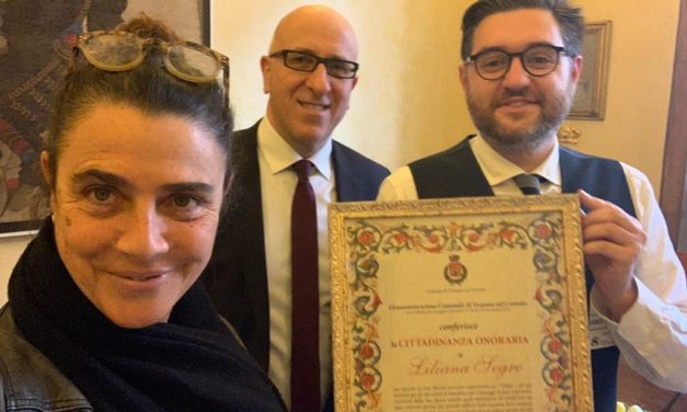 Il sindaco di Vezzano a Roma per consegnare la cittadinanza onoraria alla senatrice Liliana Segre