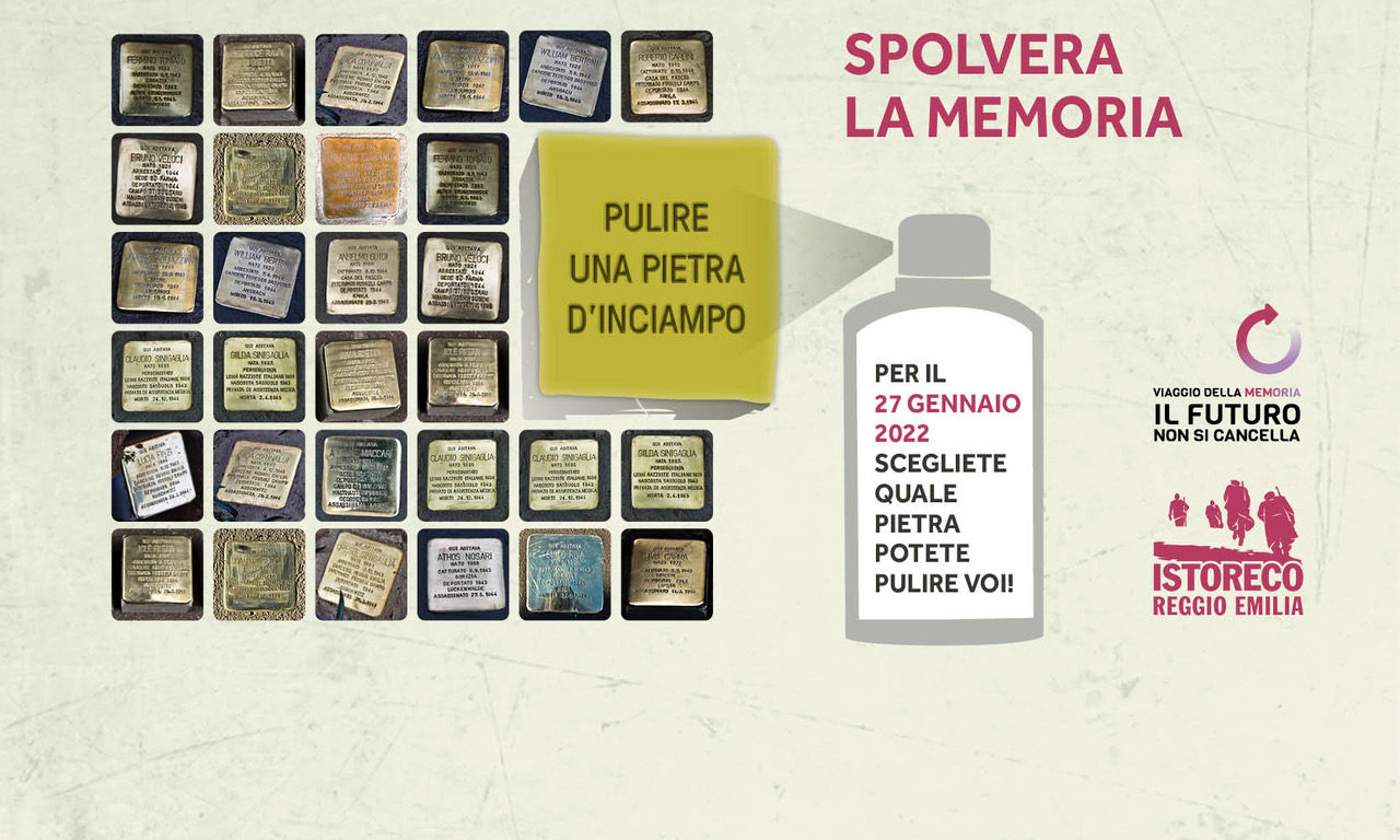 Spolverare la Memoria: anche nel 2022 adotta una pietra d’inciampo!