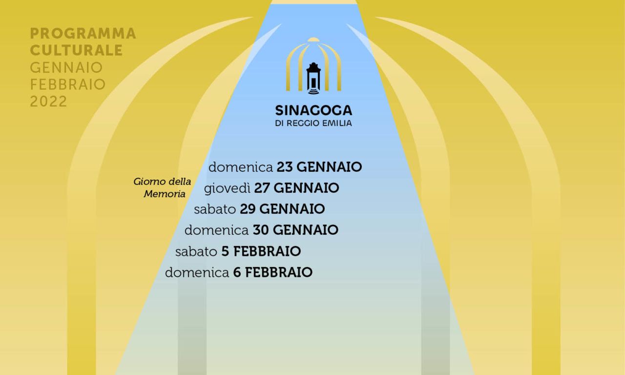 Sinagoga di Reggio Emilia, gli appuntamenti di gennaio e febbraio