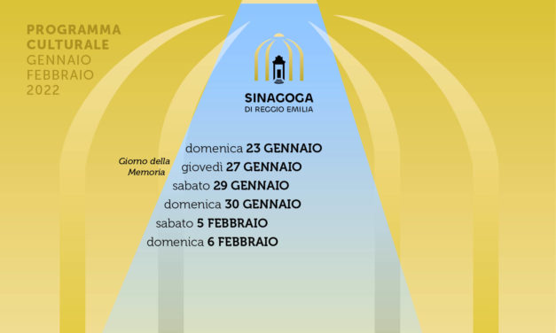Sinagoga di Reggio Emilia, gli appuntamenti di gennaio e febbraio