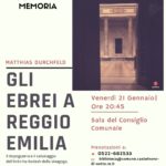Gli ebrei a Reggio Emilia – presentazione con Matthias Durchfeld