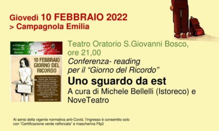 “Uno sguardo da est“ a Campagnola Emilia