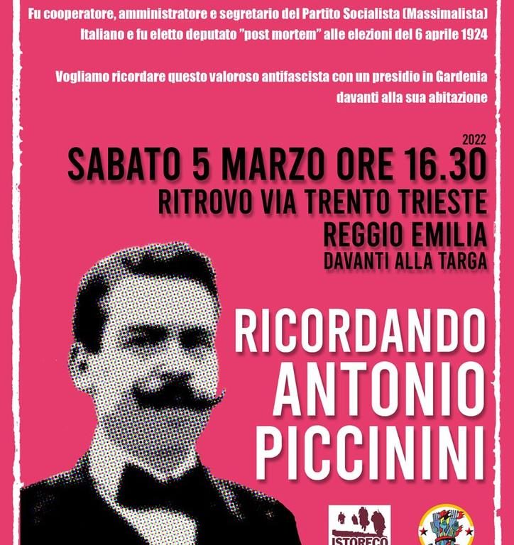 Ricordo di Antonio Piccinini, un socialista vittima del fascismo