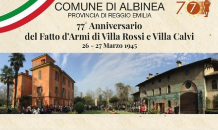 Sabato 26 marzo il 77° anniversario del Fatto d’Armi di Villa Rossi e Villa Calvi