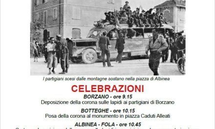 La festa della Liberazione ad Albinea