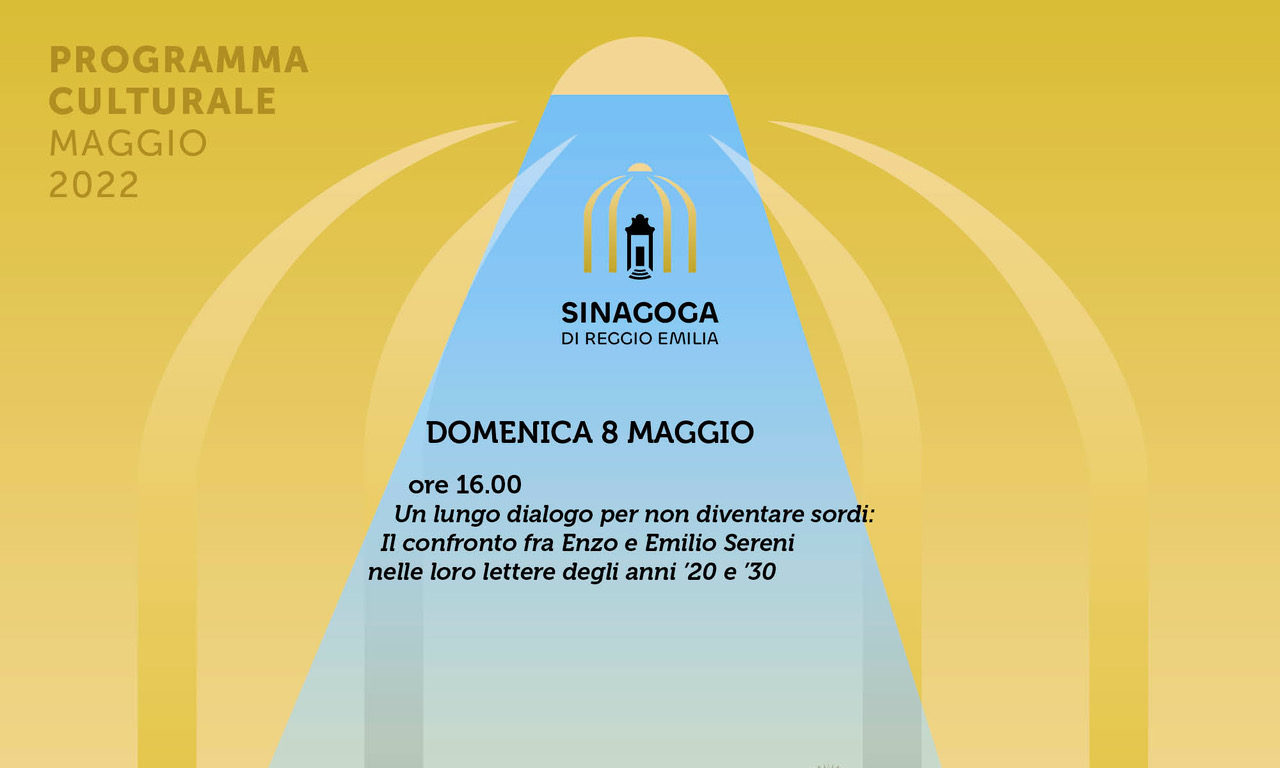 Un lungo dialogo per non diventare sordi – Sinagoga di Reggio Emilia