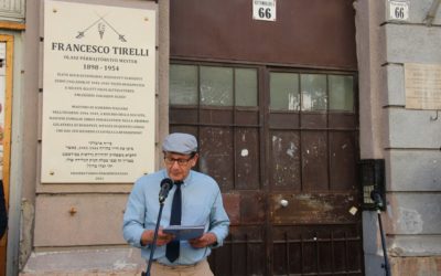 Una targa per ricordare il Giusto tra le Nazioni Francesco Tirelli a Budapest