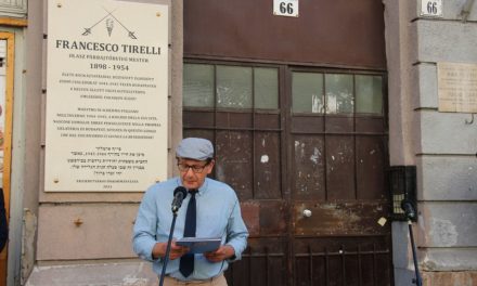 Una targa per ricordare il Giusto tra le Nazioni Francesco Tirelli a Budapest