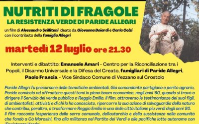 La “resistenza verde” di Paride Allegri presentata a Vezzano sul Crostolo nel parco a lui dedicato
