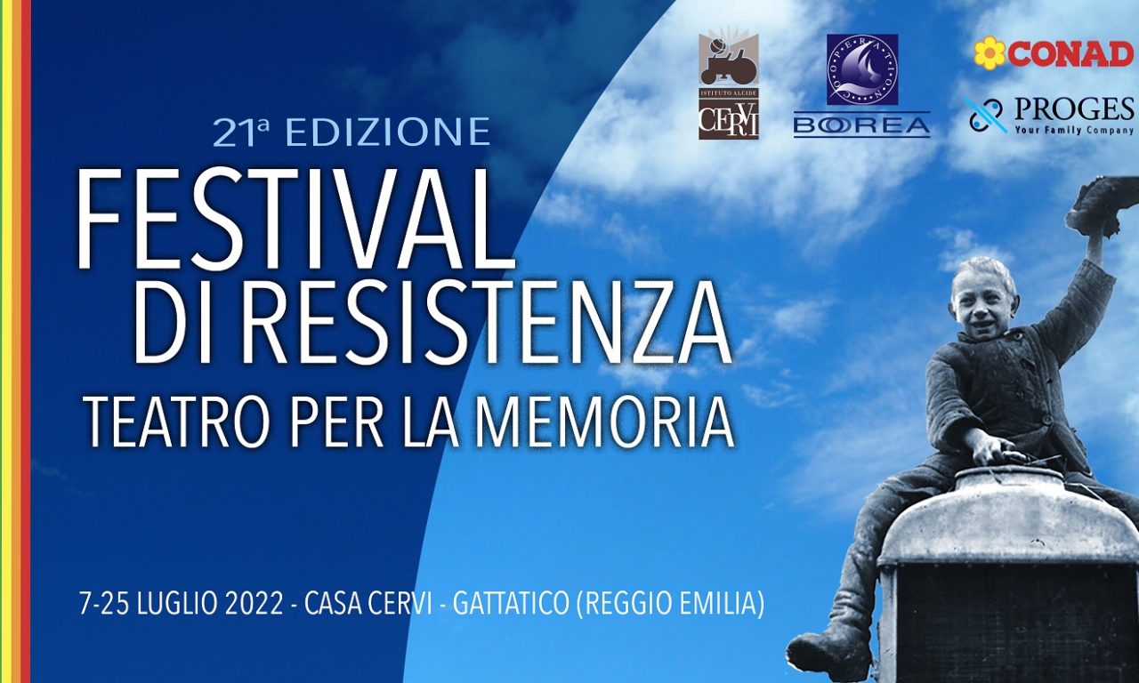 Teatro per la memoria, 21° edizione del Festival di Resistenza dell’Istituto Cervi