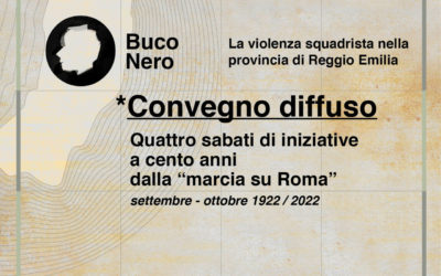 Convegno diffuso Buco Nero settembre-ottobre 2022