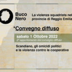 Convegno diffuso 2 – 1° ottobre – Scandiano, gli omicidi politici e la violenza contro le cooperative