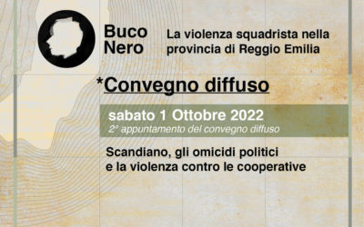 Convegno diffuso 2 – 1° ottobre – Scandiano, gli omicidi politici e la violenza contro le cooperative