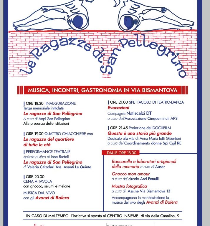 “Le ragazze di San Pellegrino” martedì 6 settembre in via Bismantova