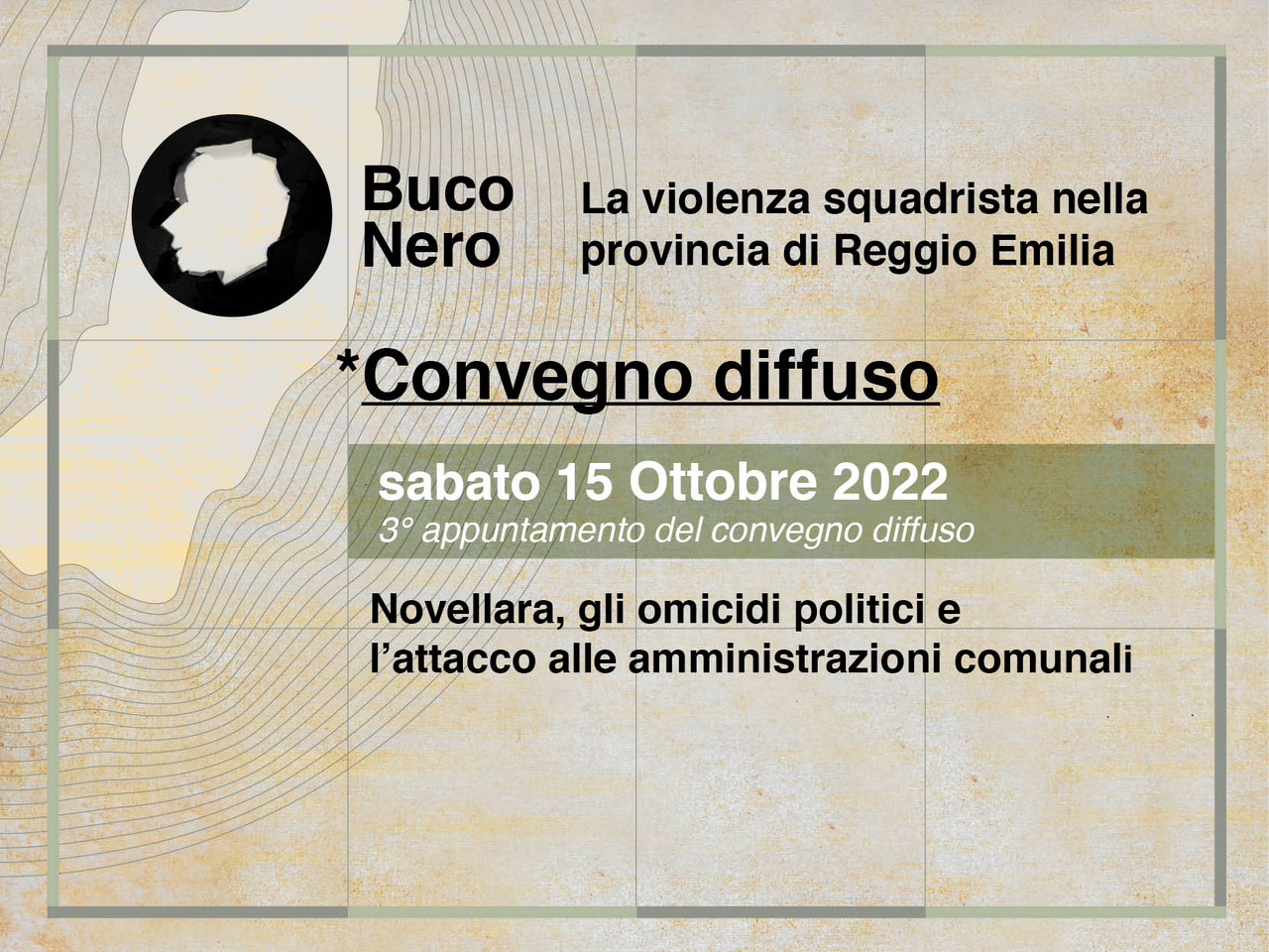 Convegno diffuso 3 15 ottobre Novellara, gli omicidi politici e l