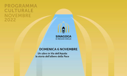 “Un ulivo in Via dell’Aquila: la storia dell’albero della Pace” il 6 novembre in sinagoga