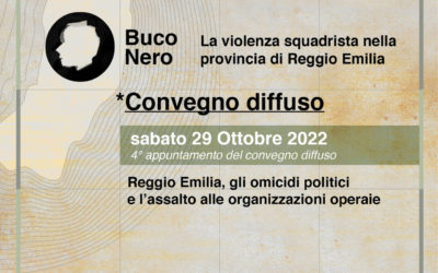 Convegno diffuso 4 – 29 ottobre – Reggio Emilia, gli omicidi politici e l’assalto alle organizzazioni operaie