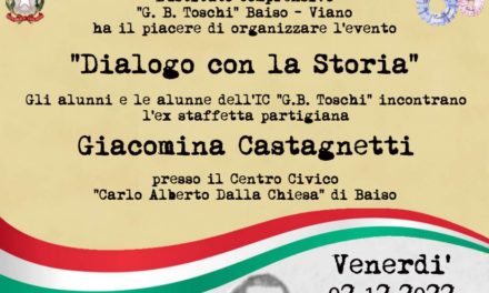 Incontro con Giacomina Castagnetti per gli studenti di Baiso e Viano