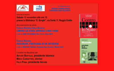 Presentazione di due volumi su Camillo Berneri e Carlo Rosselli