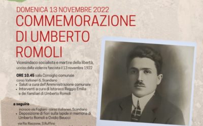 A cento anni dall’uccisione di Umberto Romoli, antifascista di Scandiano