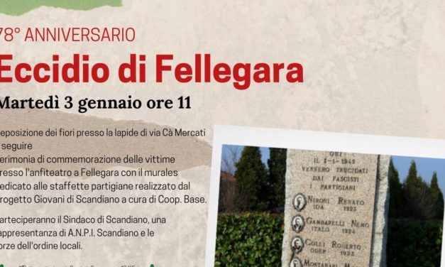 78° anniversario dell’eccidio di Fellegara di Scandiano