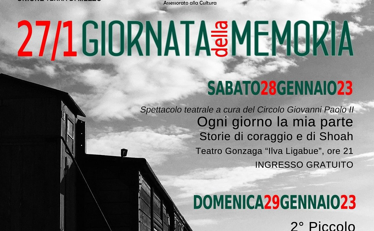 Il Giorno della Memoria 2023 a Bagnolo in Piano: uno spettacolo teatrale e una visita a Villa Emma a Nonantola