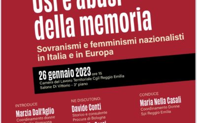 “Usi e abusi della memoria” con la SPI Cgil