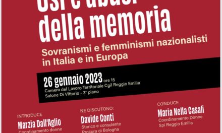 “Usi e abusi della memoria” con la SPI Cgil